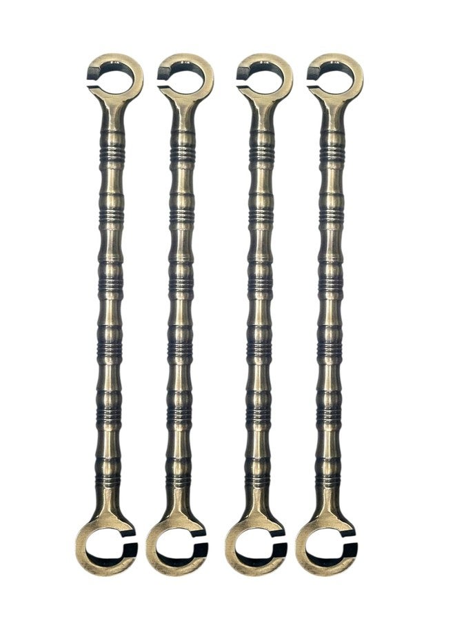Nooks Traditional Swing Hook, 12 inch Length (16MM), Antique Bronze Finish, Heavy Duty Metal, Heavy Weight Capacity (2) - Image 1